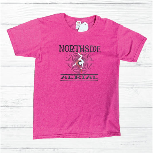 Northside Aerial T-Shirt: Hot Pink